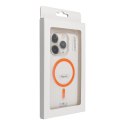 Drop Glue Colorful Ring Mag Cover kompatybilny z MagSafe pasuje do IPHONE 13 MINI pomarańczowy