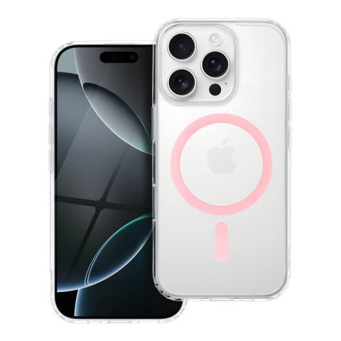 Drop Glue Colorful Ring Mag Cover kompatybilny z MagSafe pasuje do IPHONE 13 PRO MAX różowy Drop Glue Colorful Ring Mag Cover kompatybilny z MagSafe pasuje do IPHONE 13 PRO MAX różowy