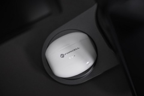 Słuchawki bezprzewodowe douszne Forcell F-Audio TWS Clear Sound białe Słuchawki bezprzewodowe douszne Forcell F-Audio TWS Clear Sound białe