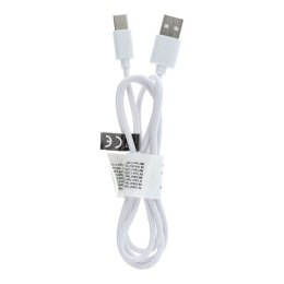 Kabel USB A do Typ C 2.0 C366 (długa koncówka 8mm) 1 m biały