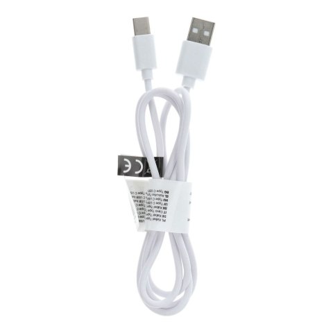 Kabel USB A do Typ C 2.0 C366 (długa koncówka 8mm) 1 m biały Kabel USB A do Typ C 2.0 C366 (długa koncówka 8mm) 1 m biały
