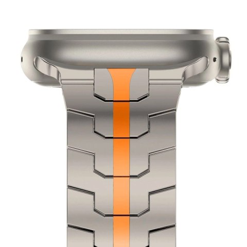 Bransoleta Tech-Protect Stainless Line na Apple Watch 4 / 5 / 6 / 7 / 8 / 9 / SE / Ultra 1 / 2 (42/44/45/49 mm) - tytanowo-pomar Bransoleta Tech-Protect Stainless Line na Apple Watch 4 / 5 / 6 / 7 / 8 / 9 / SE / Ultra 1 / 2 (42/44/45/49 mm) - tytanowo-pomar