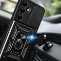 Etui Tech-Protect Camshield Pro na Samsung Galaxy M35 5G - czarne Etui Tech-Protect Camshield Pro na Samsung Galaxy M35 5G - czarne