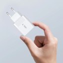 Ładowarka Tech-Protect C30W sieciowa USB-C PD 30W / USB-A QC 3.0 - biała Ładowarka Tech-Protect C30W sieciowa USB-C PD 30W / USB-A QC 3.0 - biała