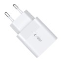 Ładowarka Tech-Protect C30W sieciowa USB-C PD 30W / USB-A QC 3.0 - biała Ładowarka Tech-Protect C30W sieciowa USB-C PD 30W / USB-A QC 3.0 - biała
