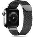 Pasek Tech-Protect MilaneseBand na Apple Watch 4 / 5 / 6 / 7 / 8 / 9 / SE (38/40/41 mm) - czarny Pasek Tech-Protect MilaneseBand na Apple Watch 4 / 5 / 6 / 7 / 8 / 9 / SE (38/40/41 mm) - czarny