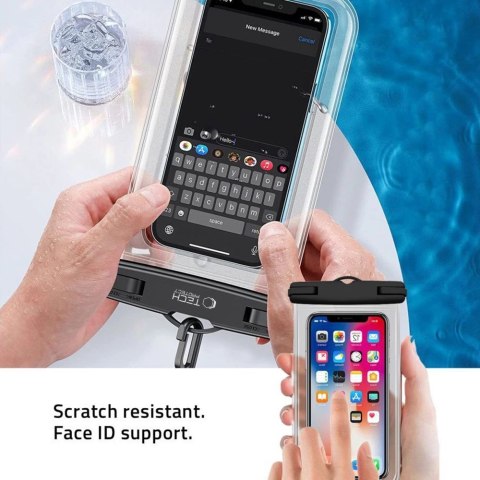 Pokrowiec Tech-Protect Waterproof Case UWC7 wodoodporny na urządzenia do 6.9" - różowy Pokrowiec Tech-Protect Waterproof Case UWC7 wodoodporny na urządzenia do 6.9" - różowy