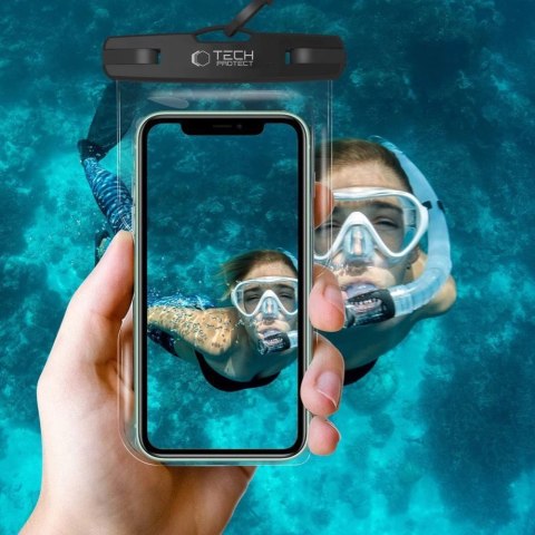 Pokrowiec Tech-Protect Waterproof Case UWC7 wodoodporny na urządzenia do 6.9" - różowy Pokrowiec Tech-Protect Waterproof Case UWC7 wodoodporny na urządzenia do 6.9" - różowy