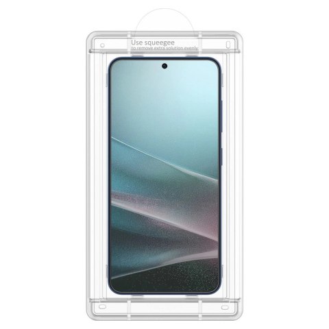 Szkło hybrydowe Spigen ELITE SHIELD EZ FIT na Samsung Galaxy S25 - przezroczyste Szkło hybrydowe Spigen ELITE SHIELD EZ FIT na Samsung Galaxy S25 - przezroczyste