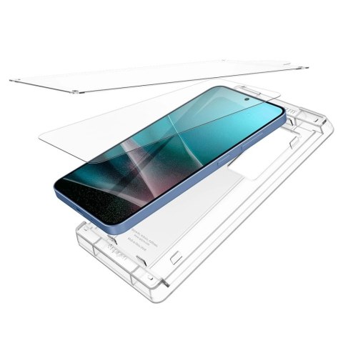 Szkło hybrydowe Spigen ELITE SHIELD EZ FIT na Samsung Galaxy S25 - przezroczyste Szkło hybrydowe Spigen ELITE SHIELD EZ FIT na Samsung Galaxy S25 - przezroczyste