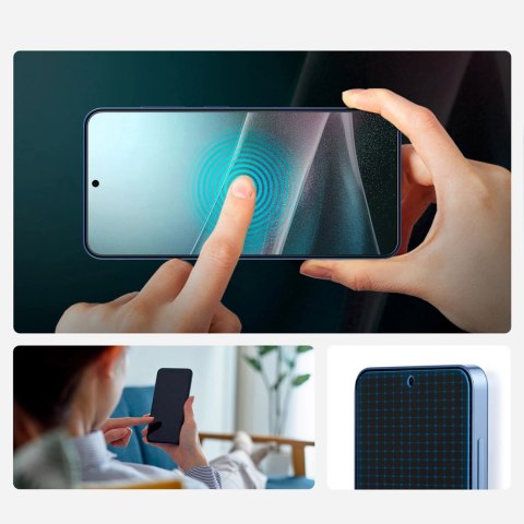 Szkło hybrydowe Spigen ELITE SHIELD EZ FIT na Samsung Galaxy S25 - przezroczyste Szkło hybrydowe Spigen ELITE SHIELD EZ FIT na Samsung Galaxy S25 - przezroczyste