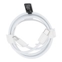 Kabel Typ C do Typ C PD QC3.0 3A 30W HD26 BOX 1 m biały Kabel Typ C do Typ C PD QC3.0 3A 30W HD26 BOX 1 m biały