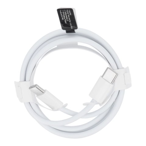 Kabel Typ C do Typ C PD QC3.0 3A 30W HD26 BOX 1 m biały Kabel Typ C do Typ C PD QC3.0 3A 30W HD26 BOX 1 m biały