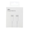 Kabel Typ C do Typ C PD QC3.0 3A 30W HD26 BOX 1 m biały Kabel Typ C do Typ C PD QC3.0 3A 30W HD26 BOX 1 m biały