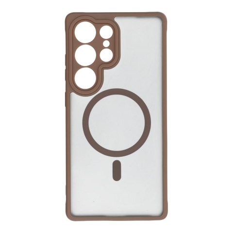 Futerał FULL MATTE MAG COVER kompatybilny z MagSafe do SAMSUNG S25 PLUS brązowy Futerał FULL MATTE MAG COVER kompatybilny z MagSafe do SAMSUNG S25 PLUS brązowy