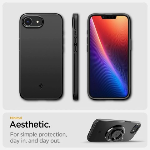 Etui Spigen Thin Fit Mag na iPhone 16e - czarne Etui Spigen Thin Fit Mag na iPhone 16e - czarne