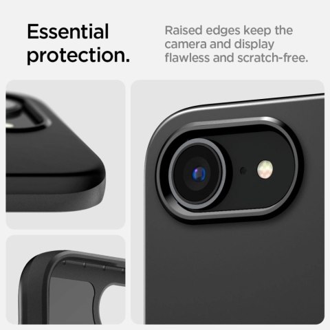 Etui Spigen Thin Fit Mag na iPhone 16e - czarne Etui Spigen Thin Fit Mag na iPhone 16e - czarne