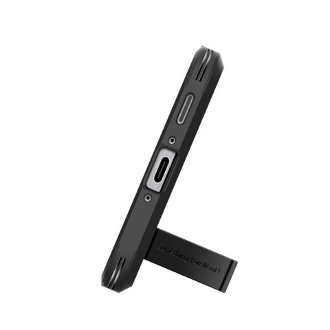 Etui Spigen Tough Armor na Samsung Galaxy A56 5G - czarne Etui Spigen Tough Armor na Samsung Galaxy A56 5G - czarne