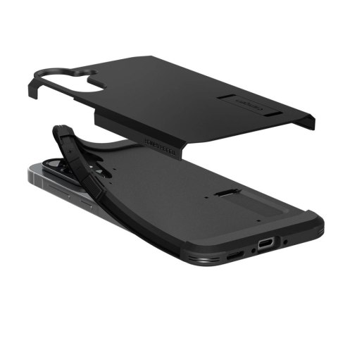 Etui Spigen Tough Armor na Samsung Galaxy A56 5G - czarne Etui Spigen Tough Armor na Samsung Galaxy A56 5G - czarne
