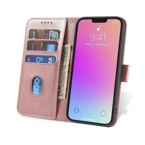 Etui Magnet Case z klapką do Samsung Galaxy S25 Ultra - różowe Etui Magnet Case z klapką do Samsung Galaxy S25 Ultra - różowe