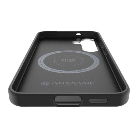 Etui silikonowe Spigen Enzo Aramid GP-FPS931PGABW z wbudowanym ringiem MagFit do Samsung Galaxy S25 - czarne Etui silikonowe Spigen Enzo Aramid GP-FPS931PGABW z wbudowanym ringiem MagFit do Samsung Galaxy S25 - czarne