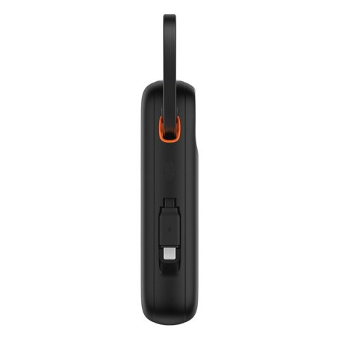 Powerbank Baseus QPow 2 20000mAh 30W z 2 wbudowanymi kablami USB-C - czarny Powerbank Baseus QPow 2 20000mAh 30W z 2 wbudowanymi kablami USB-C - czarny