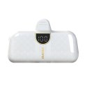 Powerbank Dudao K20SL 5000mAh mini ze złączami Lightning / USB-C - biały Powerbank Dudao K20SL 5000mAh mini ze złączami Lightning / USB-C - biały