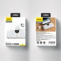 Powerbank Dudao K20SL 5000mAh mini ze złączami Lightning / USB-C - biały Powerbank Dudao K20SL 5000mAh mini ze złączami Lightning / USB-C - biały