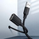Ugreen kabel przedłużacz USB (męski) - USB (żeński) 2.0 480Mb/s 3m czarny (US103) Ugreen kabel przedłużacz USB (męski) - USB (żeński) 2.0 480Mb/s 3m czarny (US103)