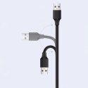 Ugreen kabel przedłużacz USB (męski) - USB (żeński) 2.0 480Mb/s 3m czarny (US103) Ugreen kabel przedłużacz USB (męski) - USB (żeński) 2.0 480Mb/s 3m czarny (US103)