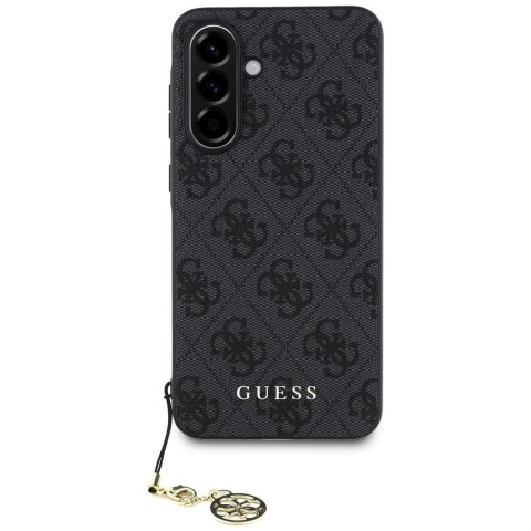 Etui Guess 4G Charms Collection na Samsung Galaxy A56 - czarne Etui Guess 4G Charms Collection na Samsung Galaxy A56 - czarne