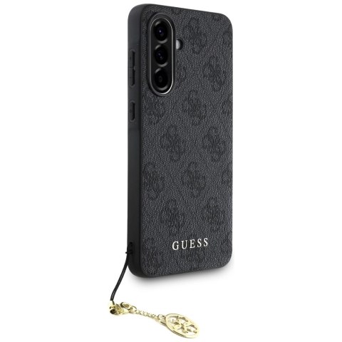 Etui Guess 4G Charms Collection na Samsung Galaxy A56 - czarne Etui Guess 4G Charms Collection na Samsung Galaxy A56 - czarne