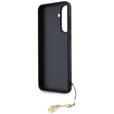 Etui Guess 4G Charms Collection na Samsung Galaxy A56 - czarne Etui Guess 4G Charms Collection na Samsung Galaxy A56 - czarne