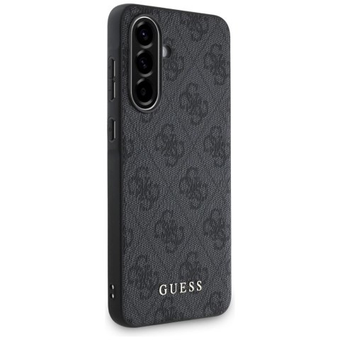 Etui Guess 4G Metal Gold Logo na Samsung Galaxy A36 - czarne Etui Guess 4G Metal Gold Logo na Samsung Galaxy A36 - czarne