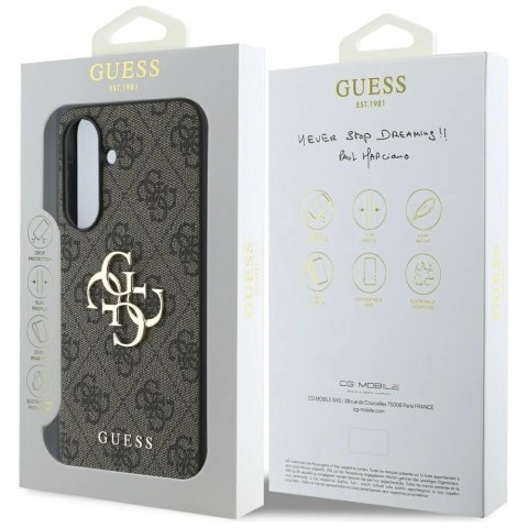 Etui Guess Big 4G Logo Classic Logo na Samsung Galaxy A36 - brązowe Etui Guess Big 4G Logo Classic Logo na Samsung Galaxy A36 - brązowe