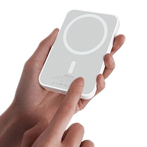 Powerbank Dudao K26 10000mAh 20W USB-A / USB-C / MagSafe - biały Powerbank Dudao K26 10000mAh 20W USB-A / USB-C / MagSafe - biały