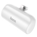 HOCO powerbank 5000 mAh z wbudowanym złączem Lightning 2A J106 biały HOCO powerbank 5000 mAh z wbudowanym złączem Lightning 2A J106 biały