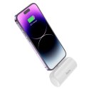 HOCO powerbank 5000 mAh z wbudowanym złączem Lightning 2A J106 biały HOCO powerbank 5000 mAh z wbudowanym złączem Lightning 2A J106 biały