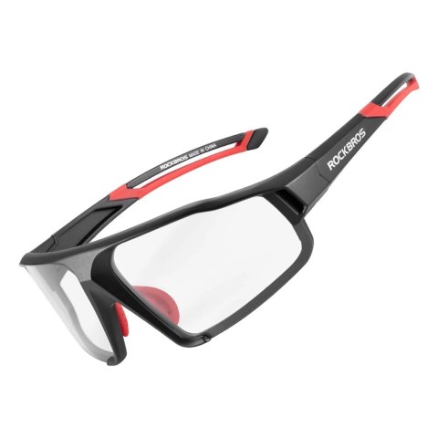 Okulary rowerowe Rockbros SP216BK fotochromowe UV400 - czarno-czerwone Okulary rowerowe Rockbros SP216BK fotochromowe UV400 - czarno-czerwone