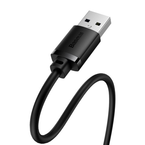 Przedłużacz kabel USB 2.0 1.5m Baseus AirJoy Series - czarny Przedłużacz kabel USB 2.0 1.5m Baseus AirJoy Series - czarny
