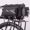 Torba rowerowa Rockbros A9-BK na bagażnik - czarna Torba rowerowa Rockbros A9-BK na bagażnik - czarna