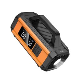 HOCO powerbank 10000 mAh z funkcją rozruchu samochodu z kompresorem i latarką 18W QS4 pomarańczowo-czarny