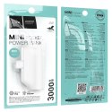 HOCO powerbank 3000 mAh z wbudowanym złączem Lightning J147 biały HOCO powerbank 3000 mAh z wbudowanym złączem Lightning J147 biały