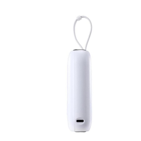 Joyroom mini powerbank 10000mAh Colorful Series 22.5W z 2 wbudowanymi kablami USB C i Lightning biały (JR-L012) Joyroom mini powerbank 10000mAh Colorful Series 22.5W z 2 wbudowanymi kablami USB C i Lightning biały (JR-L012)