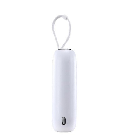 Joyroom mini powerbank 10000mAh Colorful Series 22.5W z 2 wbudowanymi kablami USB C i Lightning biały (JR-L012) Joyroom mini powerbank 10000mAh Colorful Series 22.5W z 2 wbudowanymi kablami USB C i Lightning biały (JR-L012)
