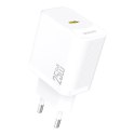 Ładowarka sieciowa Dudao A27 25W GaN USB-C - biała Ładowarka sieciowa Dudao A27 25W GaN USB-C - biała