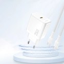 Ładowarka sieciowa Dudao A27 25W GaN USB-C - biała Ładowarka sieciowa Dudao A27 25W GaN USB-C - biała