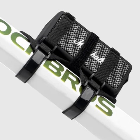 Pasek rowerowy z rzepem Rockbros 50210064001 na głośnik Bluetooth lub bidon - czarny Pasek rowerowy z rzepem Rockbros 50210064001 na głośnik Bluetooth lub bidon - czarny