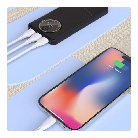 Powerbank Dudao K12Pro 22,5W PD 20000mAh USB-A, USB-C - czarny Powerbank Dudao K12Pro 22,5W PD 20000mAh USB-A, USB-C - czarny