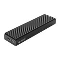 Kieszeń dyskowa M.2 NVME USB-C 10Gbps - czarna Kieszeń dyskowa M.2 NVME USB-C 10Gbps - czarna